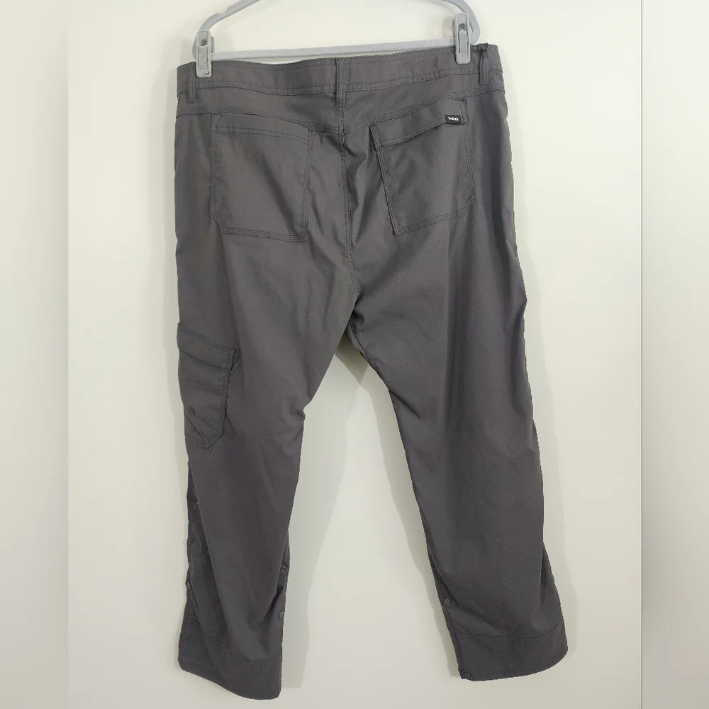 Prana Gray Cargo Pants‎ with Versatile Style